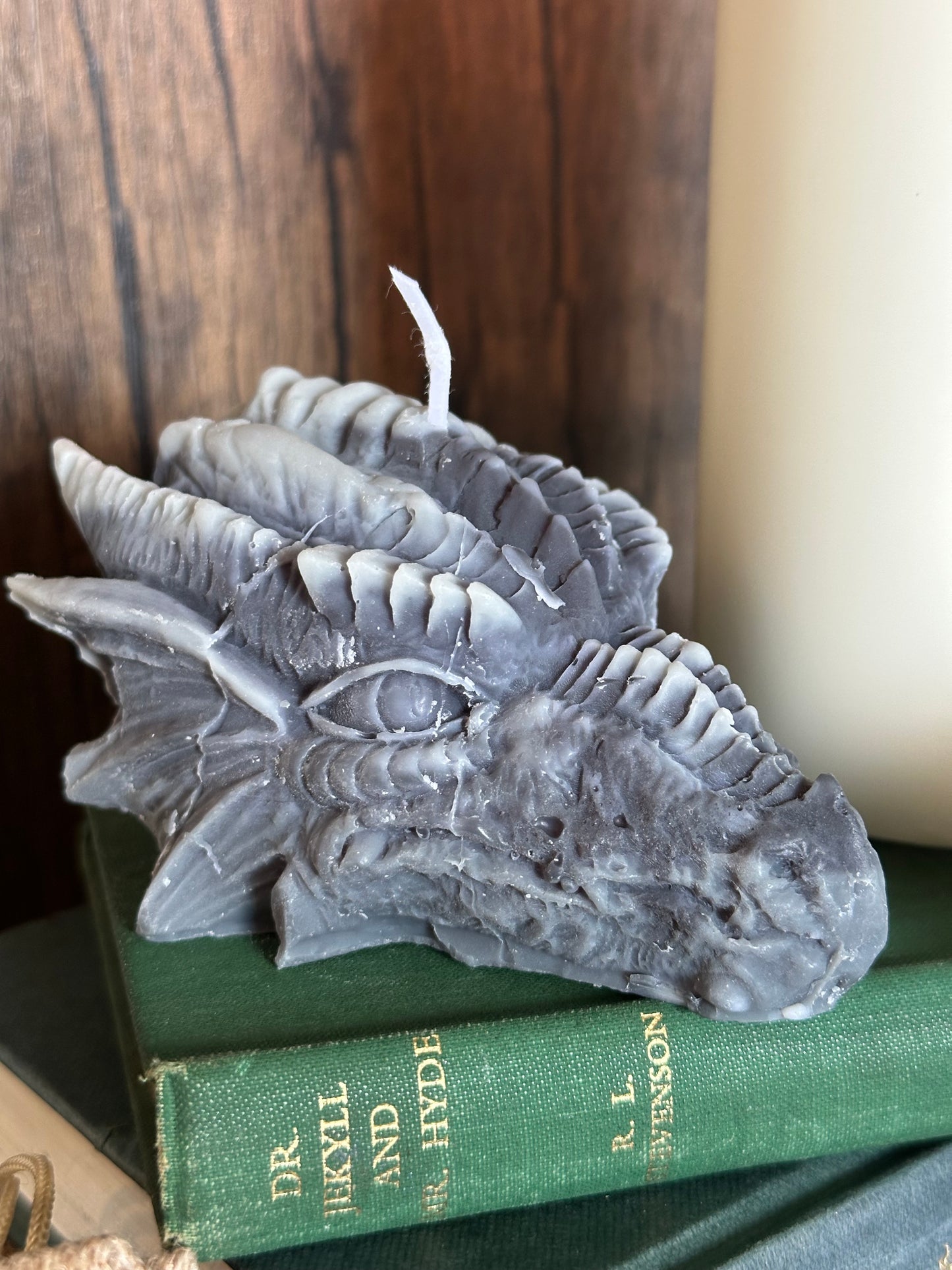 Mountain Guardian - Dragon Shaped Pillar Candle