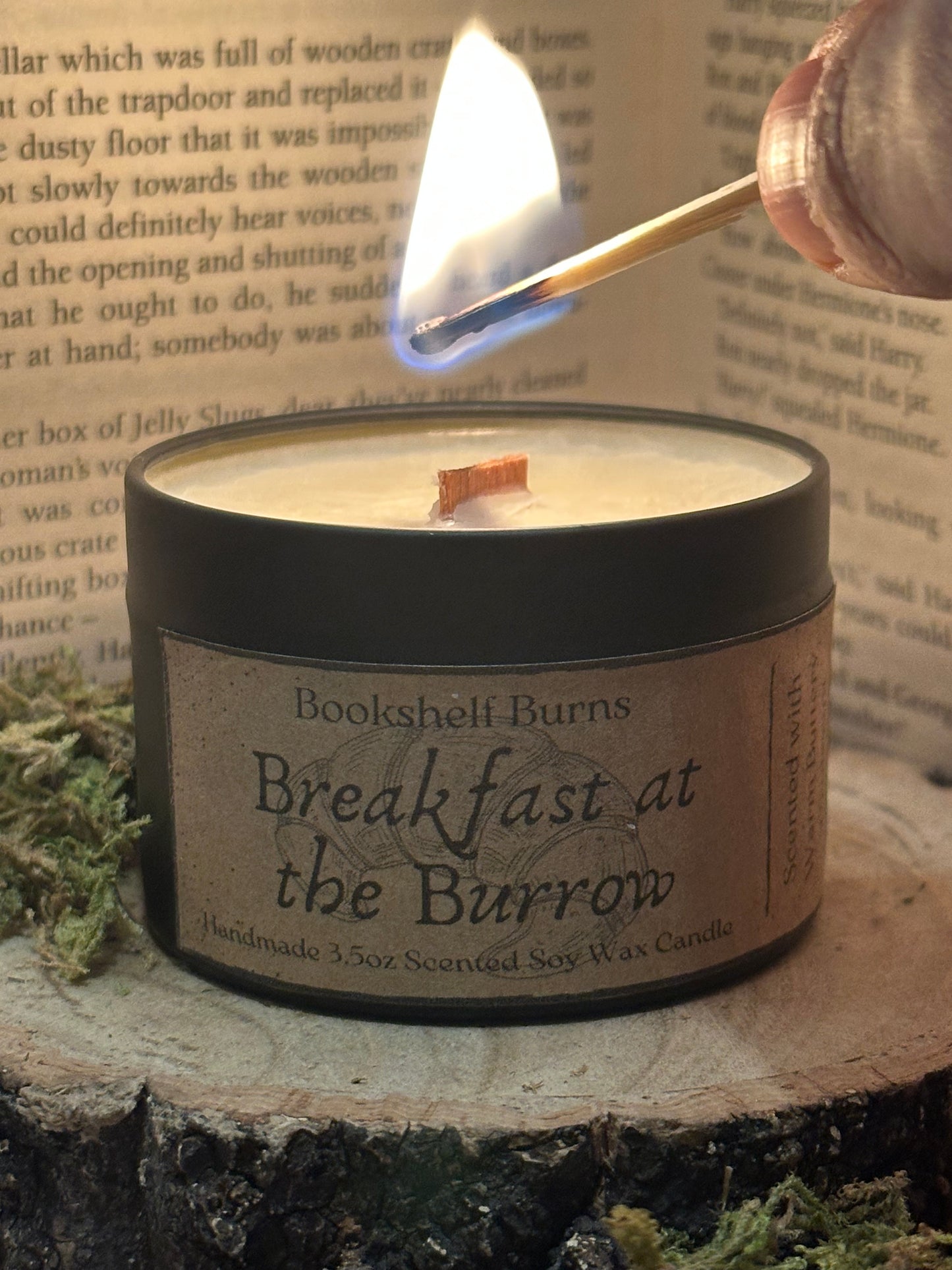 Breakfast at the Burrow - Buttery Croissant & Vanilla Scented Soy Wax Candle