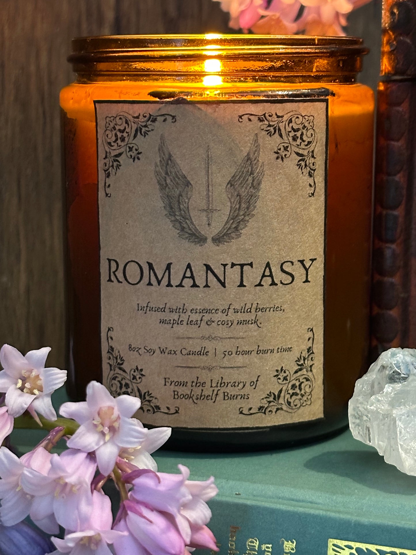Romantasy - Wild Berries & Sweet Musk Scented Soy Wax Candle