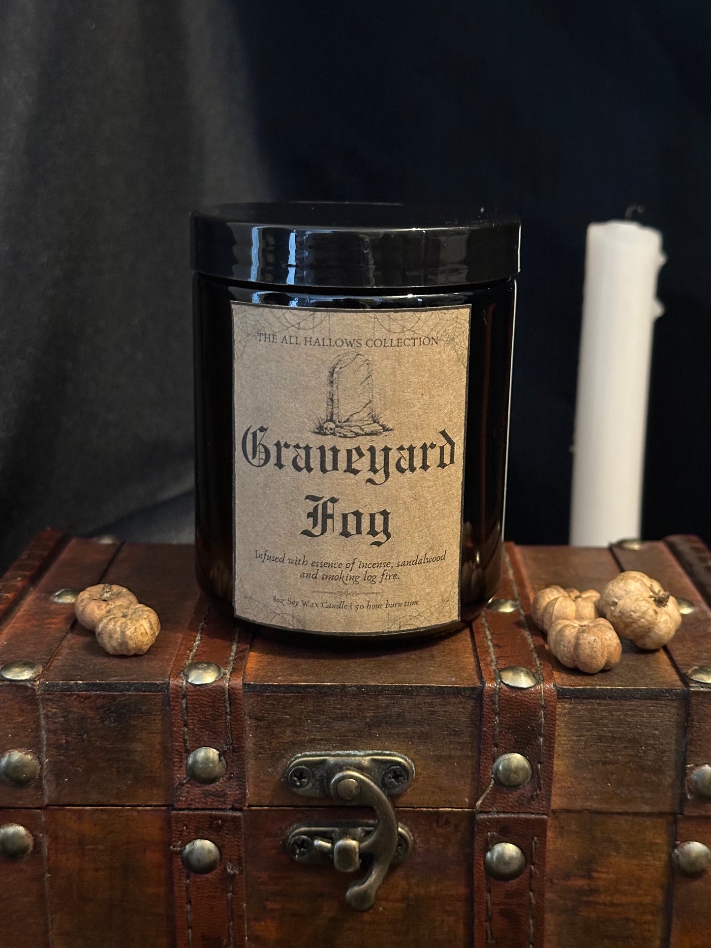 The All Hallows Collection - Halloween 8oz Soy Wax Candles