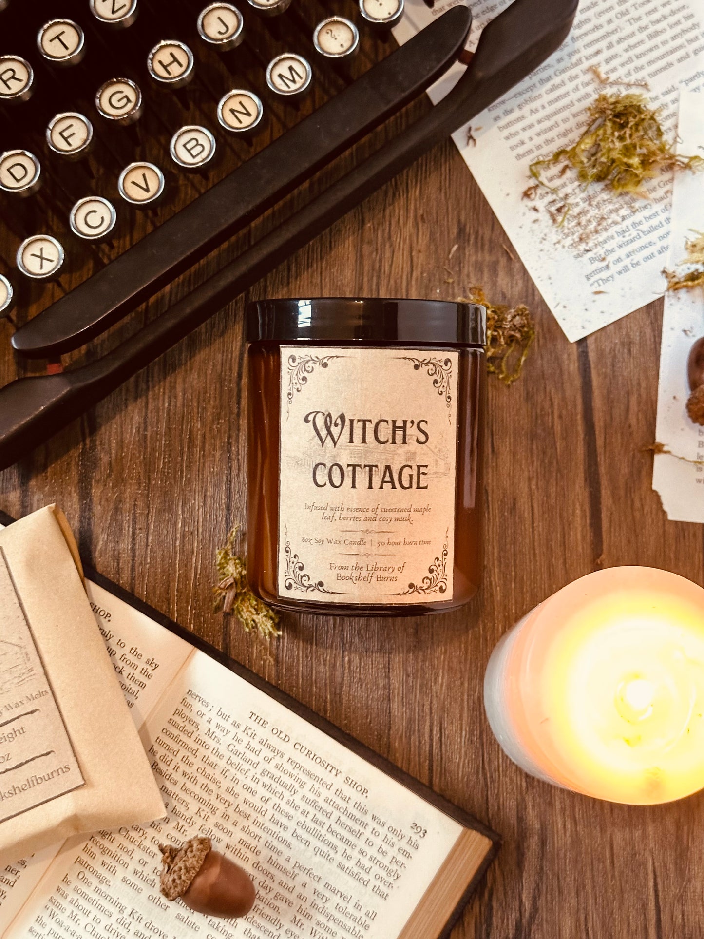 Witch’s Cottage - Sweet Maple Leaf, Wild Berries & Musk Soy Wax Candle