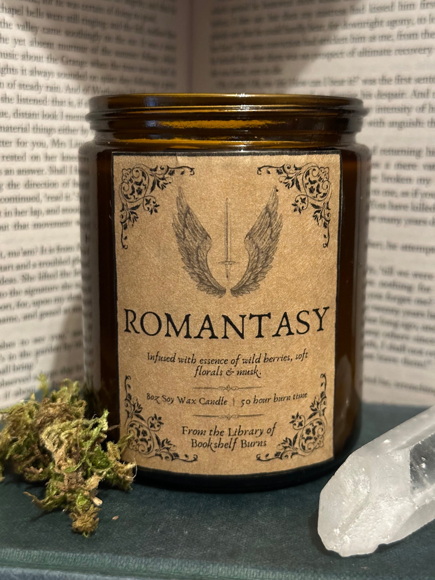 Romantasy - Wild Berries & Sweet Musk Scented Soy Wax Candle