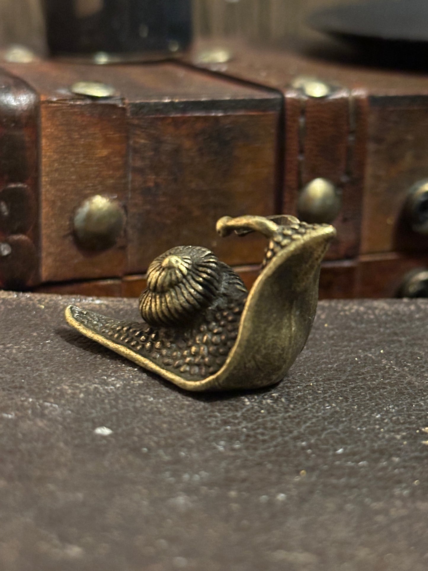 Brass Snail Decorative Ornament