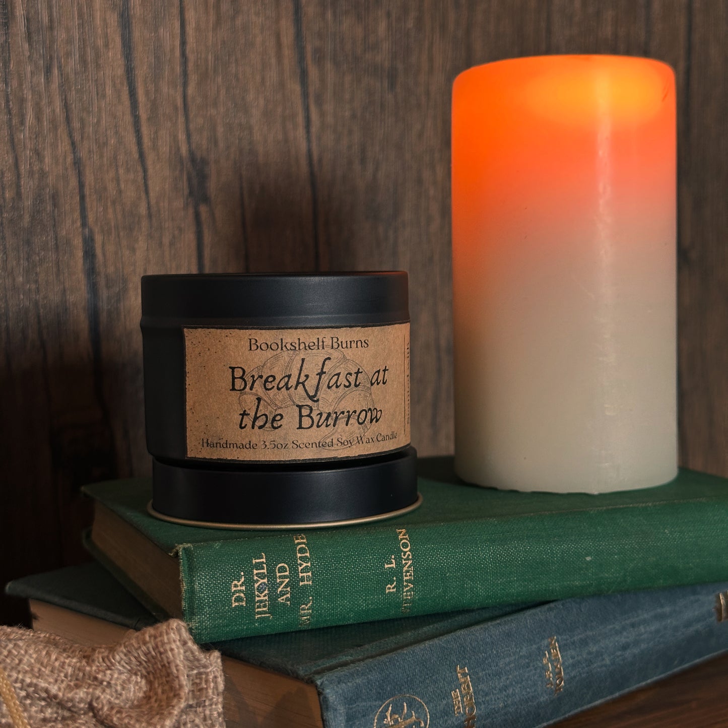 Breakfast with the Beavers - Buttery Croissant & Vanilla Scented Soy Wax Candle
