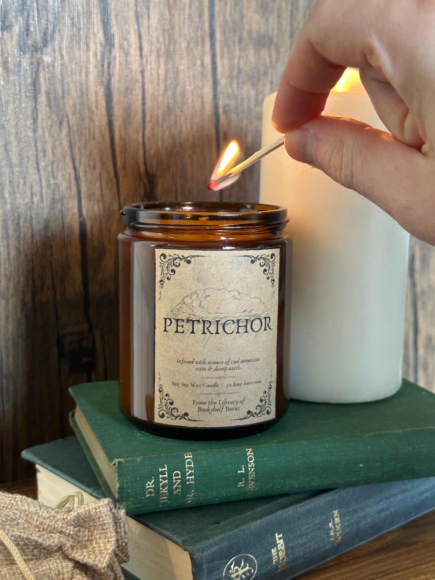 Petrichor - Fresh Mountain Rain & Damp Earth Soy Wax Candle