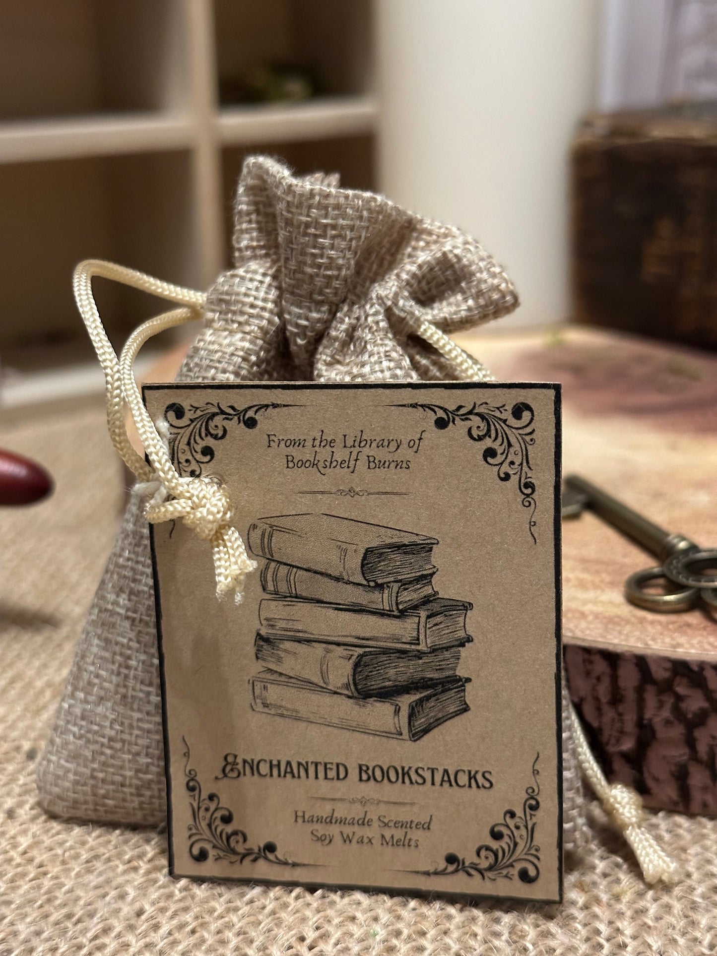 Enchanted Bookstacks Wax Melt Pouch