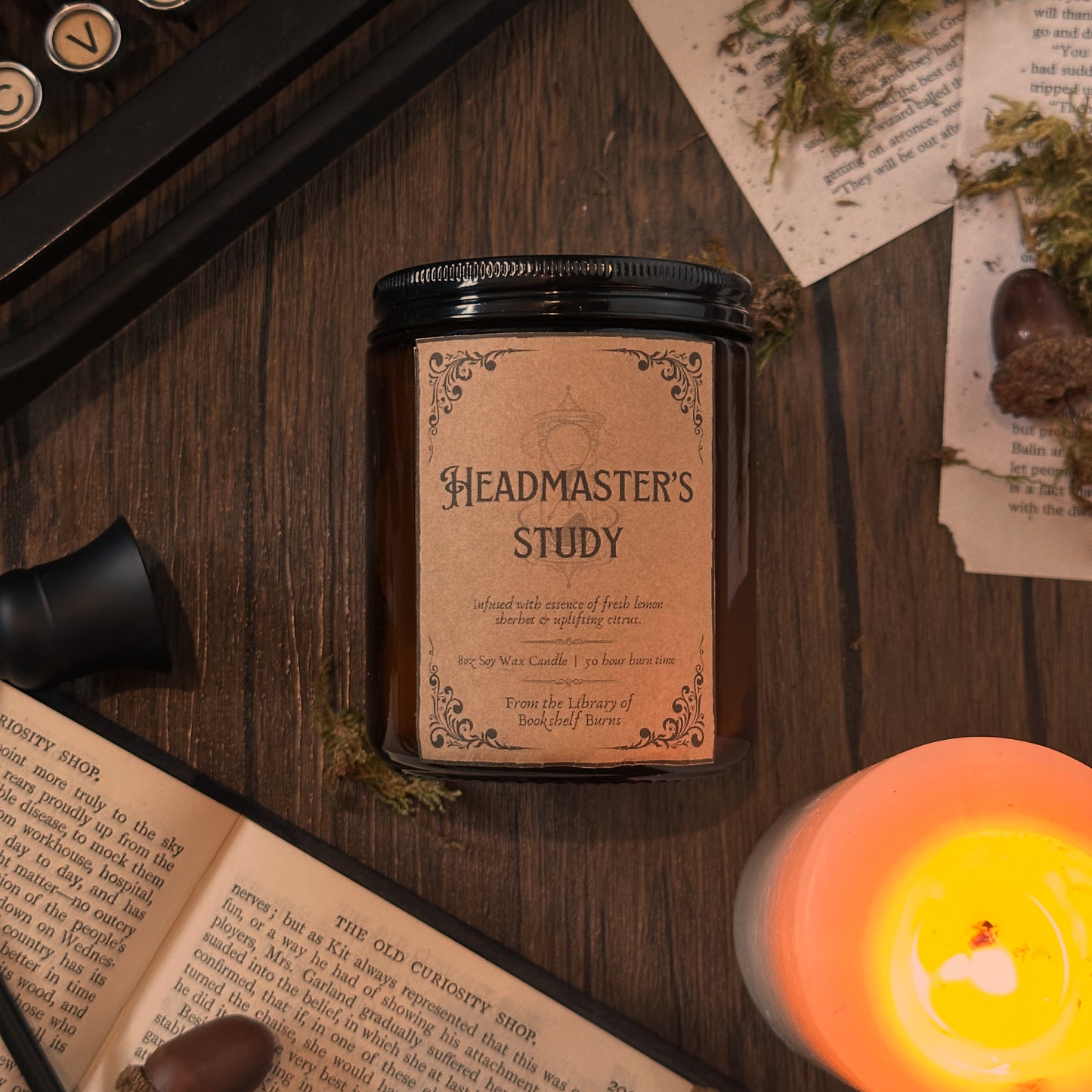 Headmaster’s Study - Sherbet Lemon Scented Soy Wax Candle