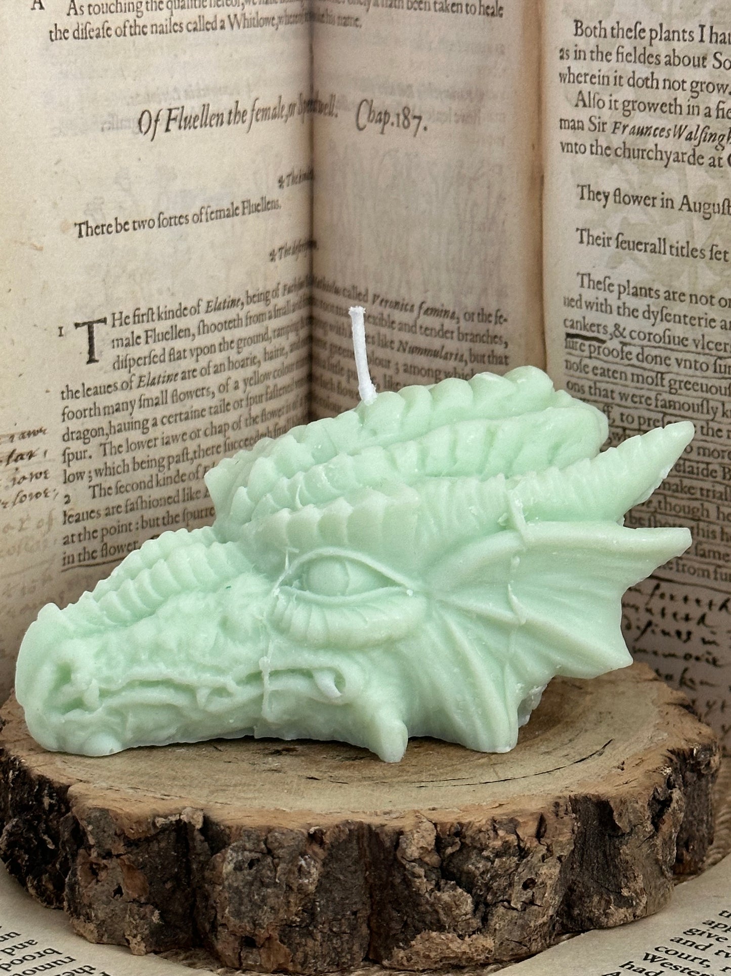 Mountain Guardian - Dragon Shaped Pillar Candle
