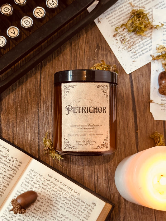 Petrichor - Fresh Mountain Rain & Damp Earth Soy Wax Candle
