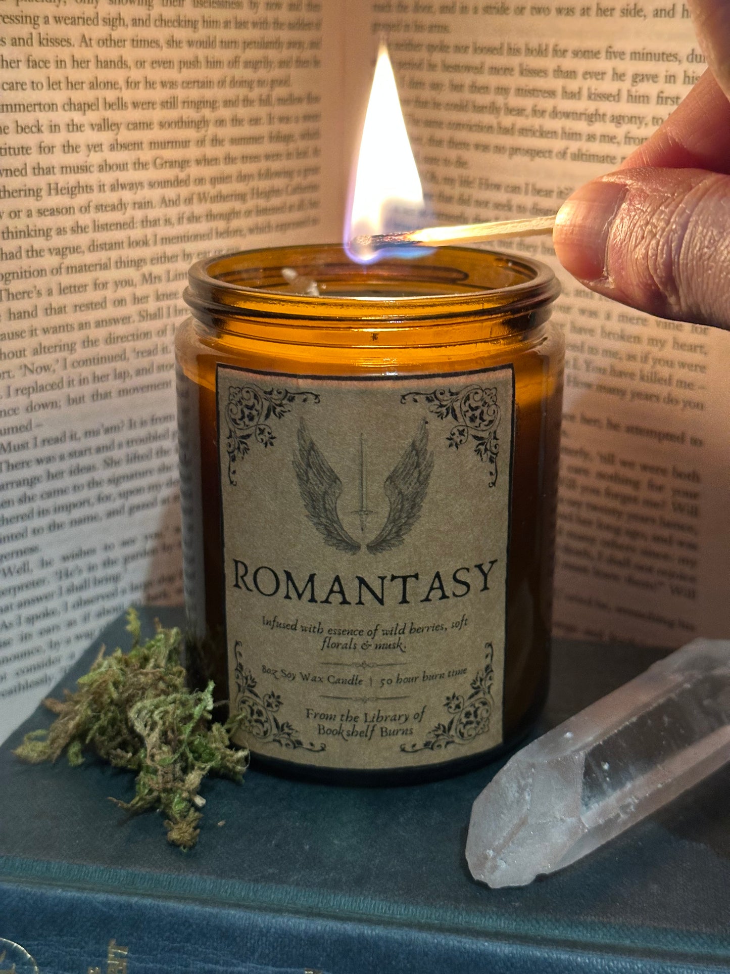 Romantasy - Wild Berries & Sweet Musk Scented Soy Wax Candle