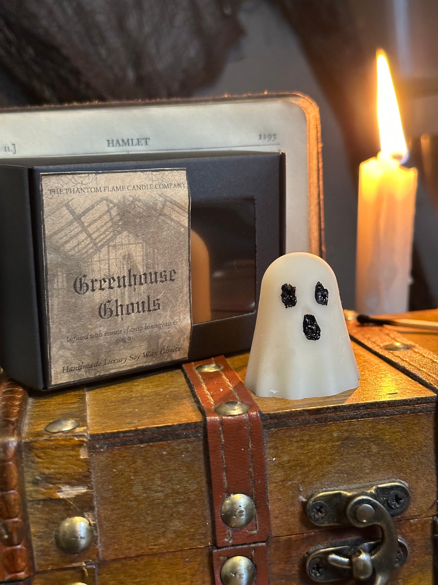 The Phantom Flame Luxury Scented Soy Wax Ghosts