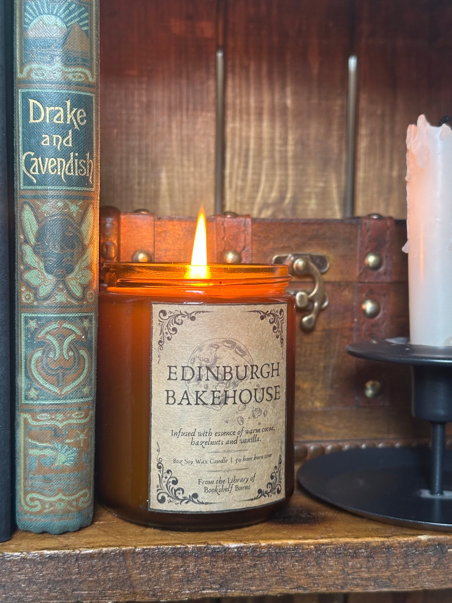 Edinburgh Bakehouse - Chocolate and Hazelnut Scented Soy Wax Candle