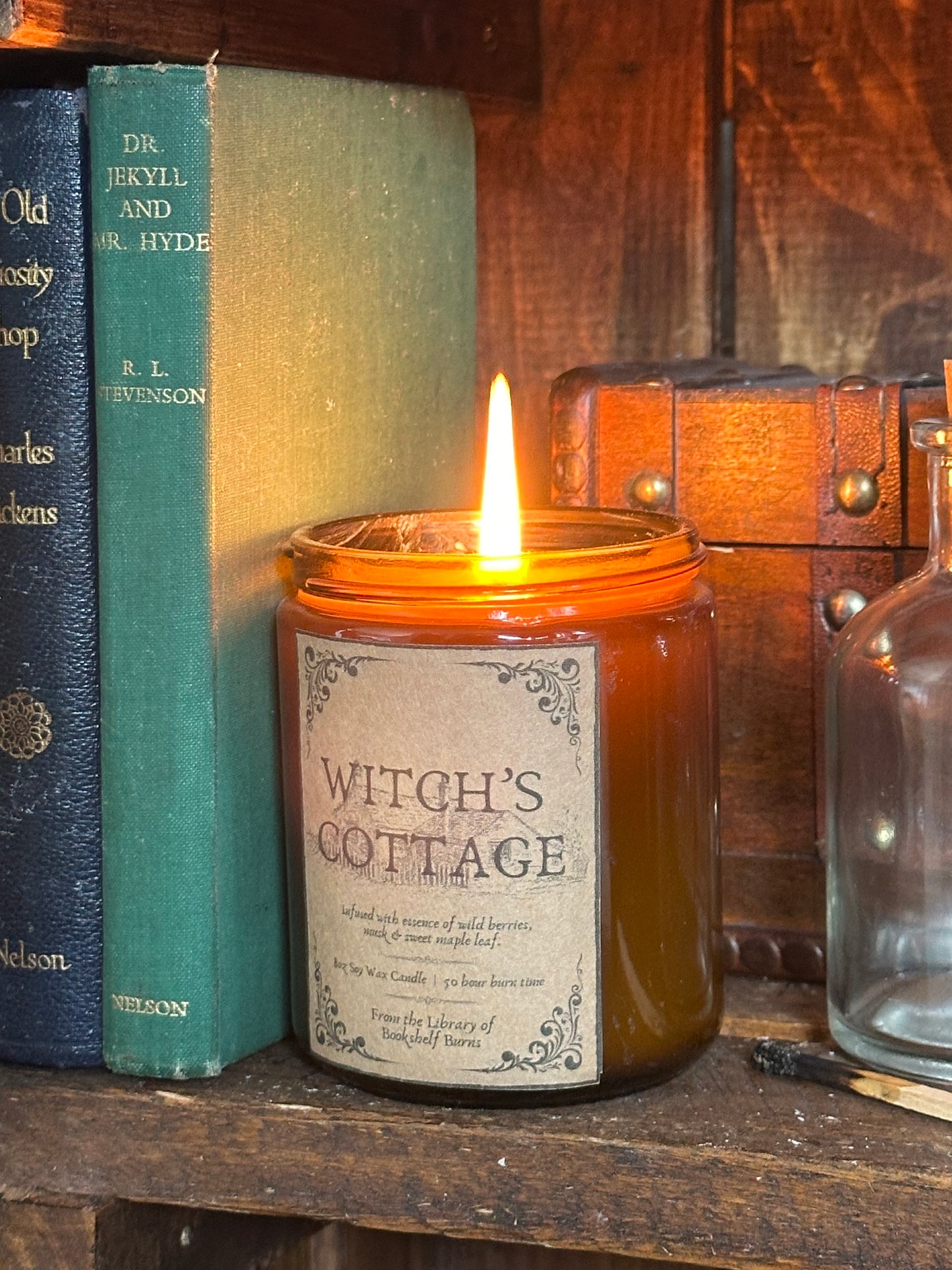 Witch’s Cottage - Sweet Maple Leaf, Wild Berries & Musk Soy Wax Candle