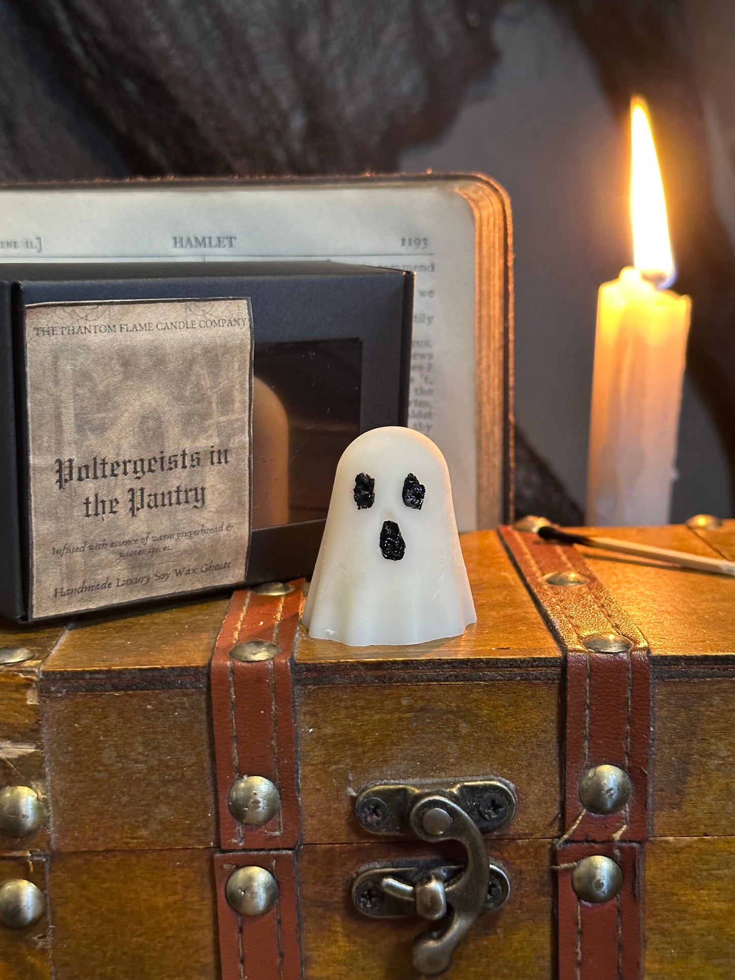 The Phantom Flame Luxury Scented Soy Wax Ghosts