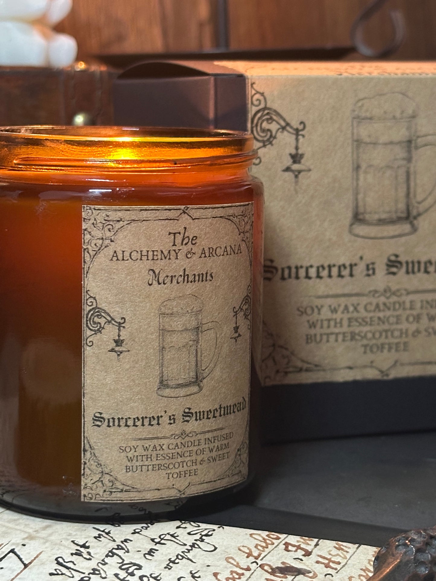 The Alchemy & Arcana Collection - Magical 8oz Soy Wax Scented Candles