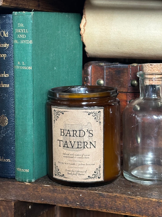 Bard’s Tavern - Sandalwood & Vanilla Scented Soy Wax Candle