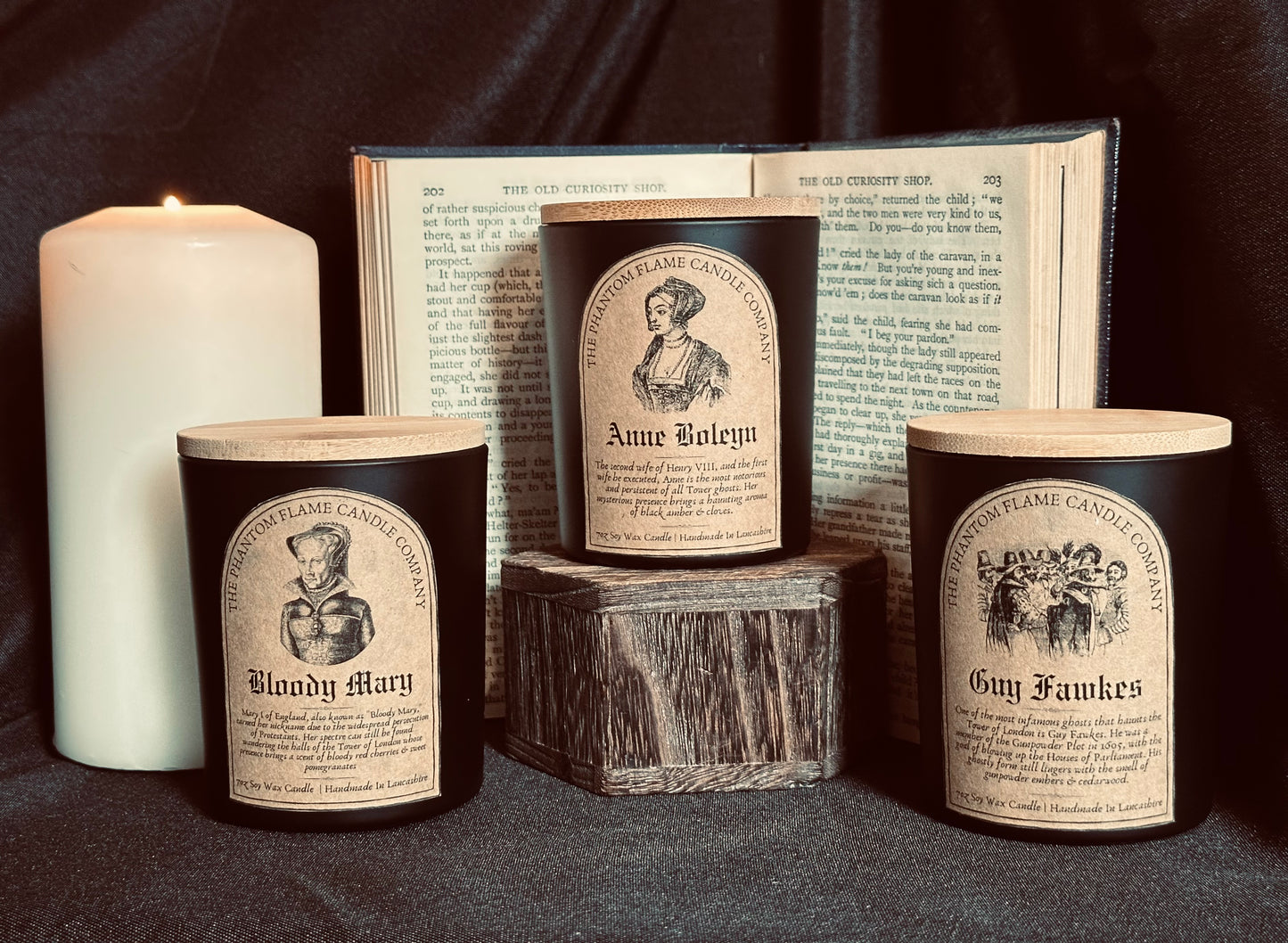 The Phantom Flame Candle Company - 7oz Soy Wax Scented Candles