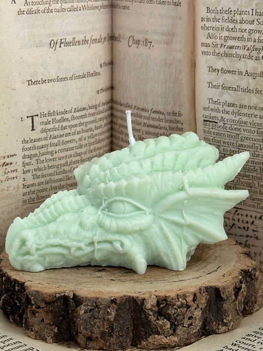 Mountain Guardian - Dragon Shaped Pillar Candle