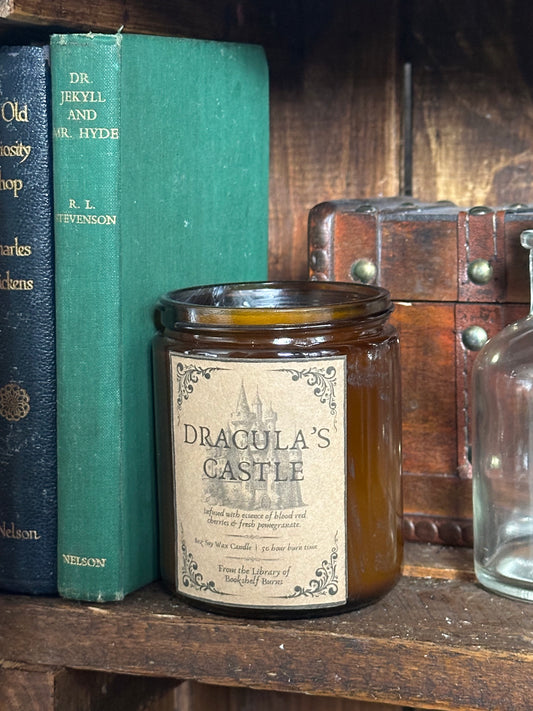 Dracula’s Castle - Black Cherry & Pomegranate Soy Wax Candle