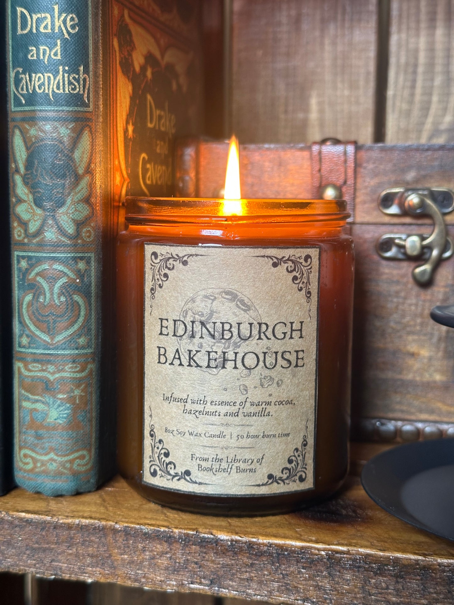Edinburgh Bakehouse - Chocolate and Hazelnut Scented Soy Wax Candle