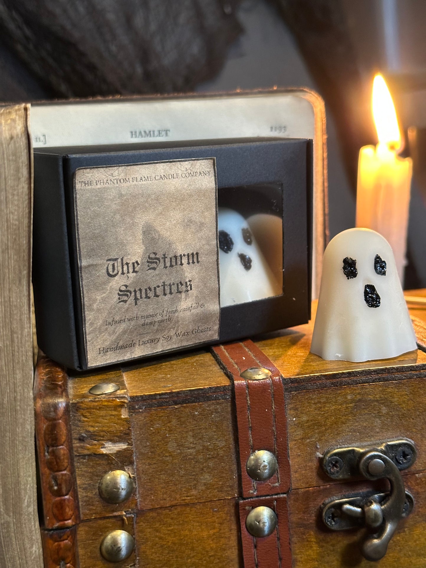 The Phantom Flame Luxury Scented Soy Wax Ghosts