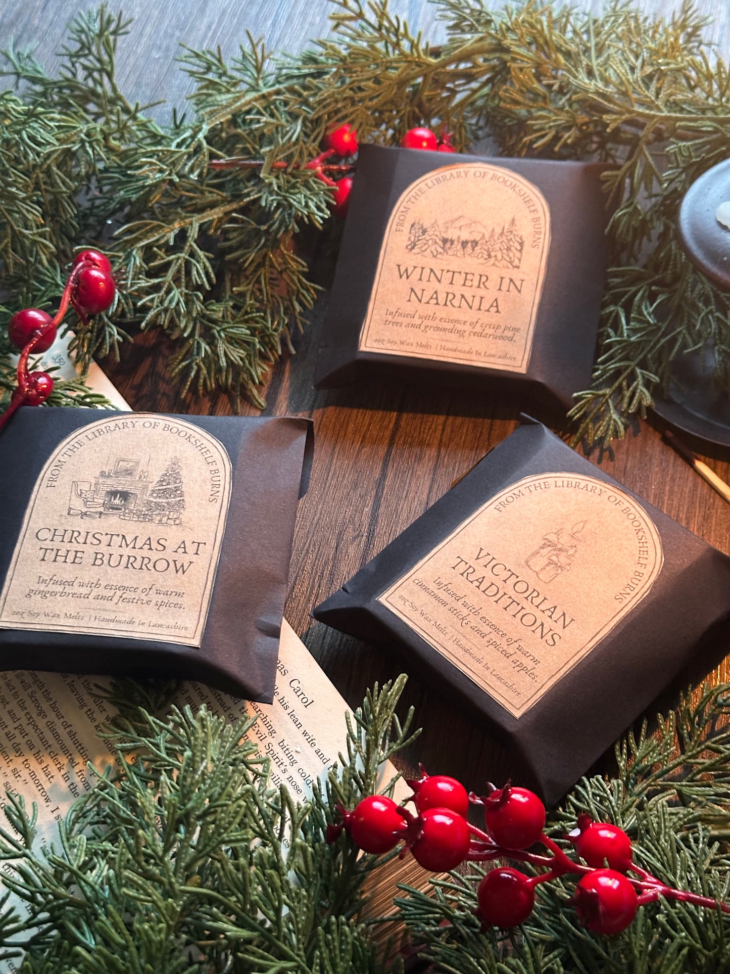 Winter in Narnia - Pine & Cedarwood Scented Soy Wax Candle