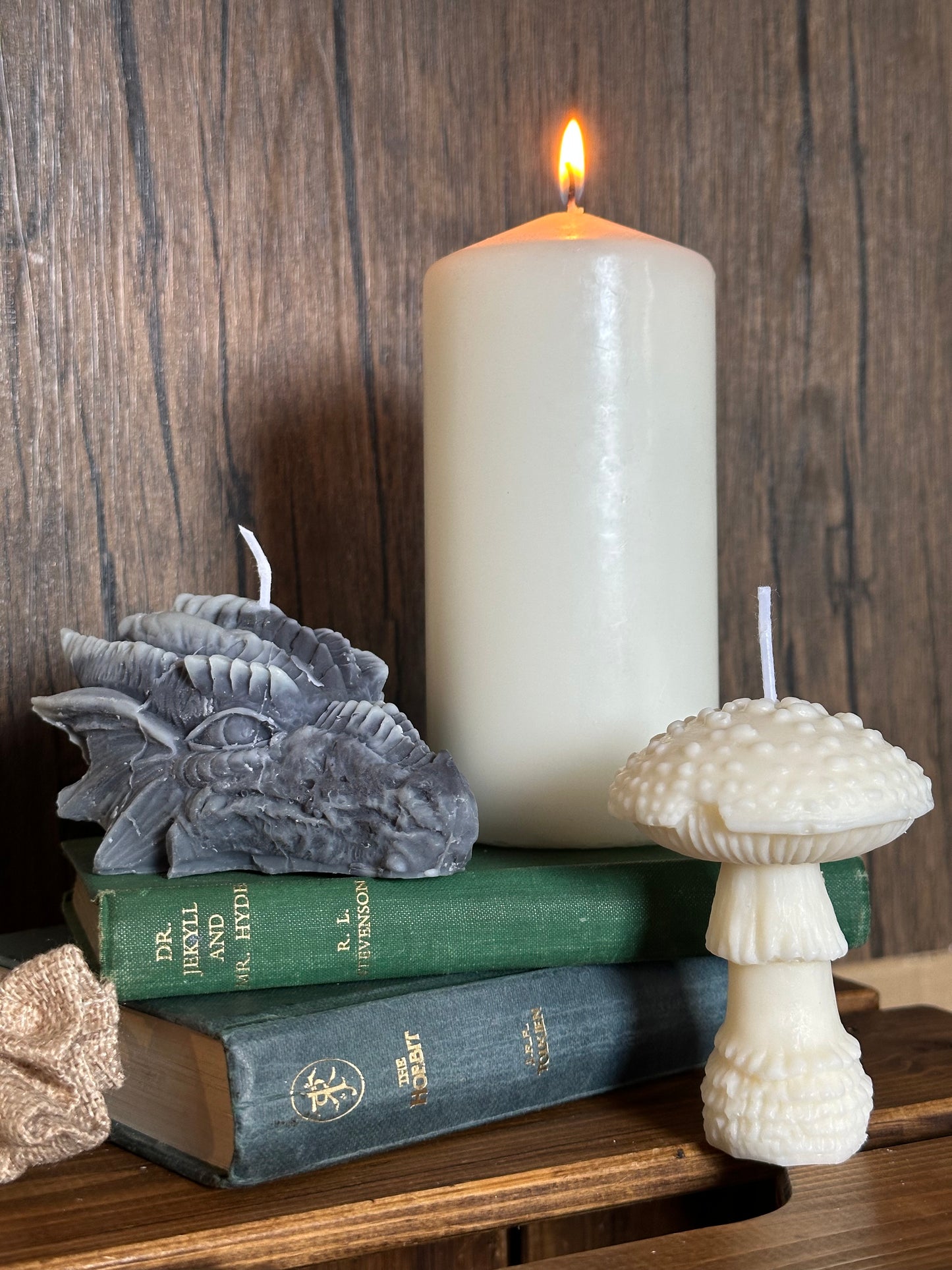 Mountain Guardian - Dragon Shaped Pillar Candle