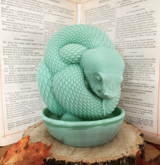 Ambition Guardian - Snake Soy Wax Pillar Candle