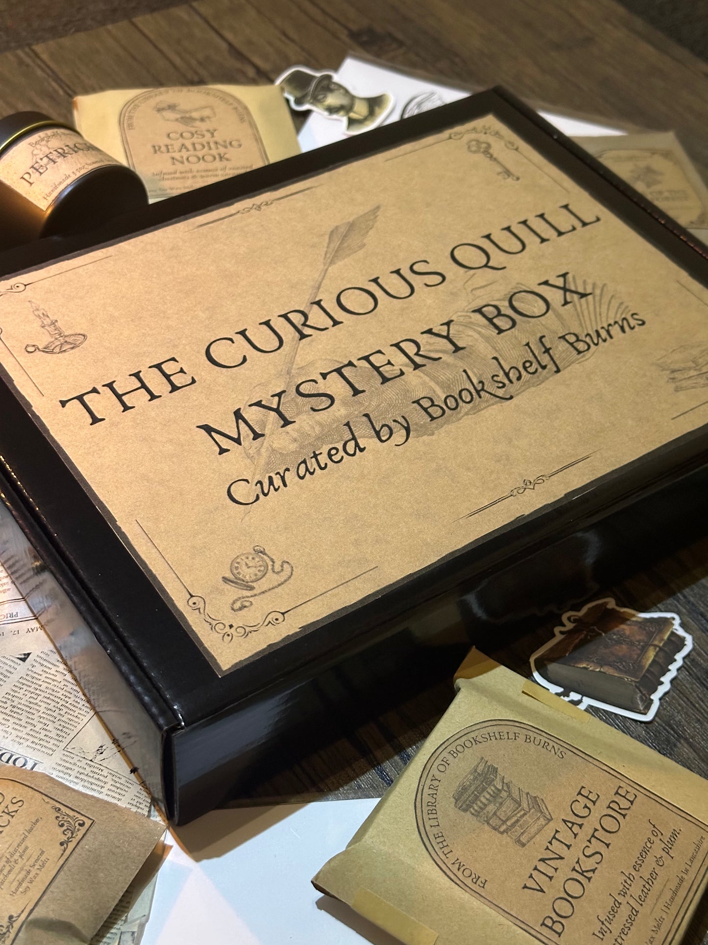 THE CURIOUS QUILL MYSTERY BOX